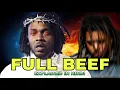 KENDRICK LAMAR vs J COLE FULL BEEF EXPLAINED 2009 - 2024