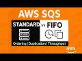 AWS SQS FIFO vs Standard Queues Ordering Duplication Explained
