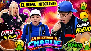 La Novatada De Charlie RETO DE LA CANELA | Perdí el reto y me comí un huevo crudo |  