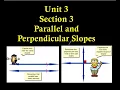 Geometry - Unit 3 Section 3 Parallel and Perpendicular Slope