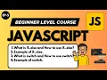if else in JavaScript switch in JavaScript JavaScript Tutorial in Hindi 2026