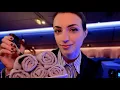 Lagu ASMR | Luxury International Flight Attendant Experience | Overnight Flight