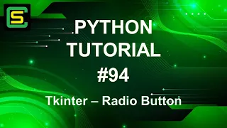 Python Tutorial - Tkinter