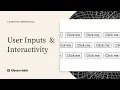 User Inputs and Interactivity Learning Observable