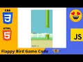 Flappy Bird Game Code Flappy Bird Game Using Html Css Javascript
