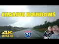Unexpected Beauty Rain Interstate 74 and a Rainbow