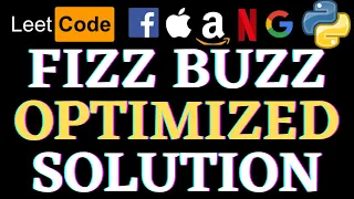 Fizz Buzz Leetcode Python Solution Python