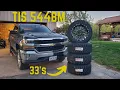 Installing TIS 544BM 20x12 - 44 Wheels on a 2017 Chevy Silverado 1500