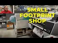 What equipment does the Walmart photo center use Quick turn print shop in a small footprint