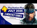 PlayStation Plus Essential July 2026 Monthly Games PS Plus July 2026