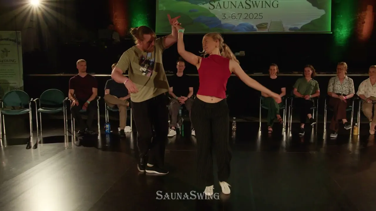 Timo Ahola & Mari Salonen - 2nd place Advanced Jack&Jill Finals - SaunaSwing 2025