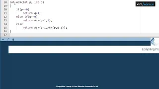 CL140 To implement Ackermann function using recursion