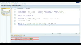SAP ABAP Modularization Include Subroutines Modules in ABAP