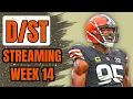 Week 14 Fantasy Football Defensive Matchups 6 Best To Stream Week 14