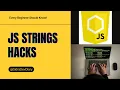 JavaScript String Challenges for Beginners Part 1