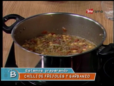 Chilli de frejoles y garbanzo