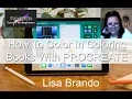 How To Color In Coloring Books With PROCREATE On IPAD with Lisa Brando Tutorial 1