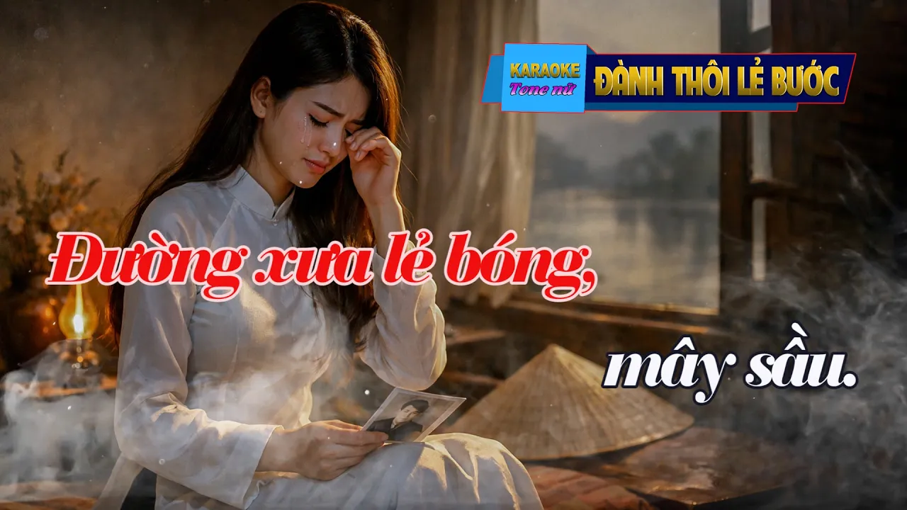 ĐÀNH THÔI LẺ BƯỚC  Karaoke Tone nữ