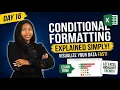 Excel for Beginners Lesson 16 Conditional Formatting Explained