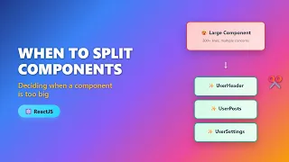 React Components When and How to Split Them for Better Code