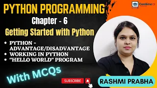 Class 11 NCERT Computer Science Chapter 6 Python Tutorial - Getting Started With Python