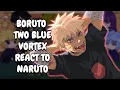 Download Lagu Boruto Two Blue Vortex React To Naruto Uzumaki || Gacha React