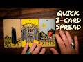 BEGINNER S 3 Card Tarot Spread - Fast and Easy