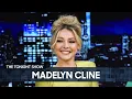 Madelyn Cline Reacts to a Chuck E Cheese Commercial She Starred in as a Kid Extended