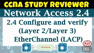 CCNA Study Reviewer - 2 4 Configure and verify EtherChannel LACP with Flashcards