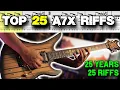 Download Lagu 25 Greatest AVENGED SEVENFOLD Guitar Riffs  | with tabs!