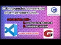 C Program for conversion of temperature scale centigrade fahrenheit kelvin