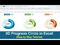 How to WOW Your Boss 3D Progress Circle in Excel