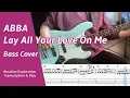 Download Lagu ABBA - Lay All Your Love On Me - Bass Cover