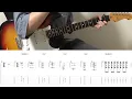Bocchi The Rock! - 光の中へ Into The Light (Kitachan part guitar cover with tab)