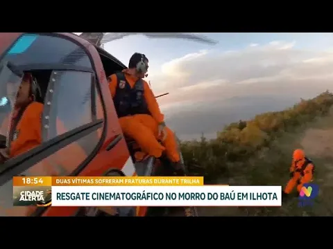 Resgate dramático: acidente no Morro do Baú deixa trilheiros feridos