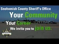 Snohomish County Sheriff Office Career Opportunity