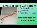 Repeated questions Tech Mahindra V4A Assessment TechM second Round TECH LECTURE