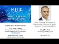 NJIT Data Science Seminar Joseph JaJa University of Maryland