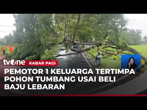 Satu Keluarga di Magetan Tertimpa Pohon Tumbang