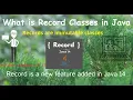 Record class in Java - What is a Java Record