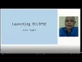 Launching ECLIPSE plus Hello World Lecture in Tagalog