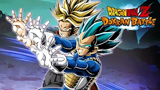 Dragon Ball Z Dokkan Battle INT LR Vegeta Trunks Active Skill OST Extended