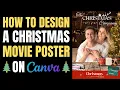 How to design Movie Poster on Canva Cozy Christmas Theme