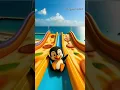 Download Lagu Little Penguin Sliding On Spaghetti! #cutepenguins #funny #penguinlove #penguinadventure #shorts