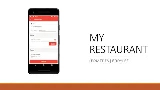 Android Development Tutorial - My Restaurant Part 12 Create Place Order