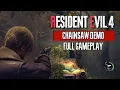 Resident Evil 4 Remake Chainsaw Demo - FULL GAMEPLAY PLAYTHROUGH