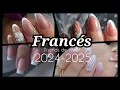 DISENOS DE UNAS ESTILO FRANCES 2024-2025