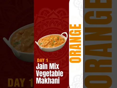 Navratri ke orange rang ko apni thaali mein laayein is delicious makhni ke saath! 🧡 #shorts