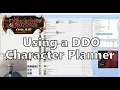 Using a DDO Character Planner