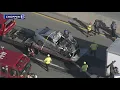 Car mangled after hitting tractor-trailer on Pennsylvania Turnpike